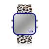 UPWATCH LED BLUE&LEOPARD