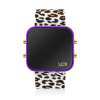 UPWATCH LED GPURPLE&LEOPARD