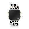 UPWATCH LED MINI GOLD WHITE BLUE LEOPARD