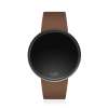 UPWATCH ROUND BLACK&BROWN