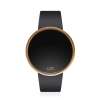 UPWATCH ROUND ROSE&BLACK