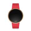 UPWATCH ROUND ROSE&RED