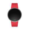 UPWATCH ROUND SILVER&RED