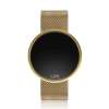 UPWATCH ROUND STEEL GOLD