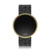 UPWATCH ROUND STEEL LEOPARD GOLD&BLACK