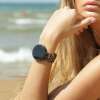 UPWATCH ROUND STEEL LEOPARD ROSE GOLD
