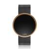 UPWATCH ROUND STEEL ROSE&BLACK TWO TONE