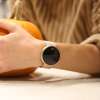 UPWATCH ROUND STEEL SILVER&ROSE TWO TONE