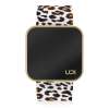 UPWATCH TOUCH MATTE GOLD&LEOPARD +