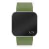 UPWATCH TOUCH MATTE SILVER&GREEN