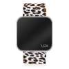 UPWATCH TOUCH MATTE SILVER&LEOPARD