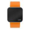 UPWATCH TOUCH MATTE SILVER&ORANGE