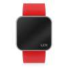 UPWATCH TOUCH MATTE SILVER&RED