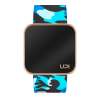 UPWATCH TOUCH SHINY ROSE&BLUE CAMOUFLAGE +
