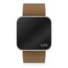 UPWATCH TOUCH SHINY SILVER&BROWN