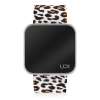 UPWATCH TOUCH SHINY SILVER&LEOPARD