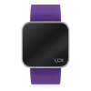 UPWATCH TOUCH SHINY SILVER&PURPLE