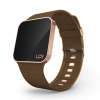 UPWATCH UPGRADE MATTE ROSE GOLD&BROWN +