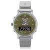 X WATCH DB SILVER&GREEN