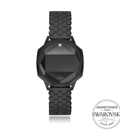 UPWATCH ICONIC BLACK ONE SET WITH SWAN TOPAZ