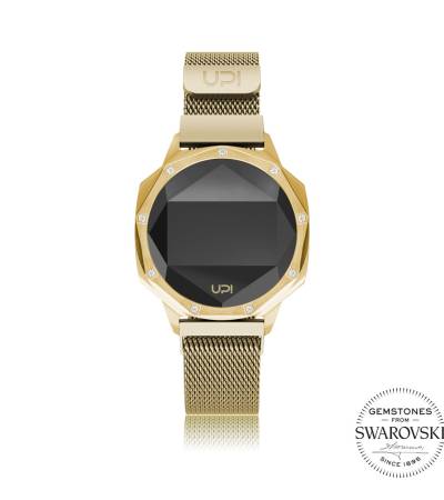 UPWATCH ICONIC GOLD SET WITH SWAN TOPAZ LOOP BAND