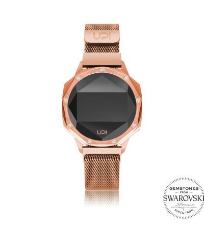 UPWATCH ICONIC ROSE GOLD SET WITH SWAN TOPAZ LOOP BAND