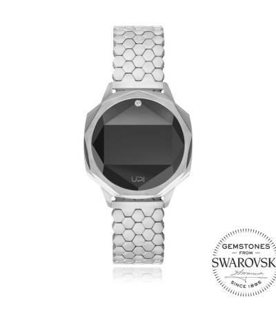 UPWATCH ICONIC SILVER ONE SET WITH SWAN TOPAZ