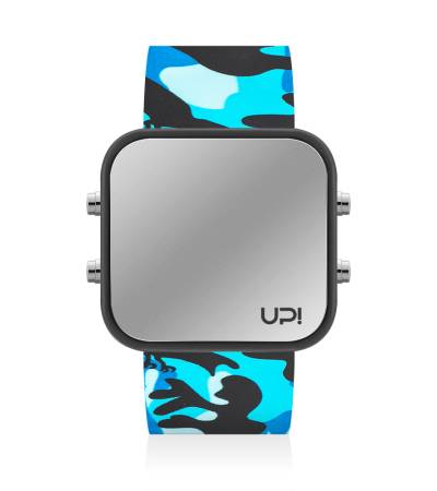 UPWATCH LED BLACK&BLUE CAMOUFLAGE