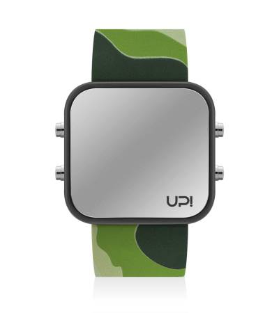 UPWATCH LED BLACK&GREEN CAMOUFLAGE