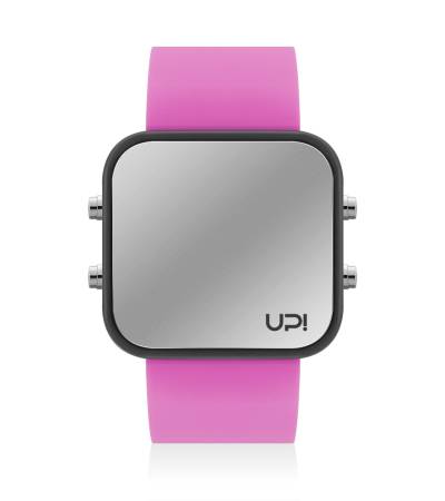 UPWATCH LED BLACK&PINK