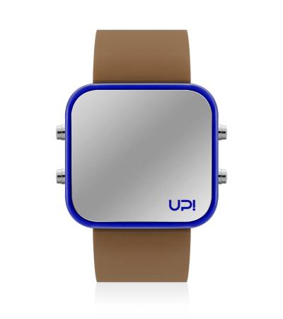 UPWATCH LED BLUE&BROWN