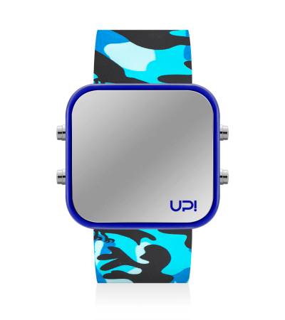 UPWATCH LED BLUE&CAMOUFLAGE