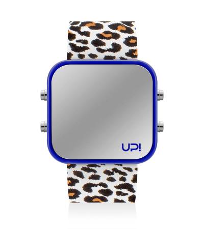 UPWATCH LED BLUE&LEOPARD