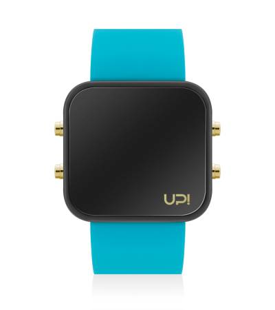 UPWATCH LED GBLACK&TURQUOISE