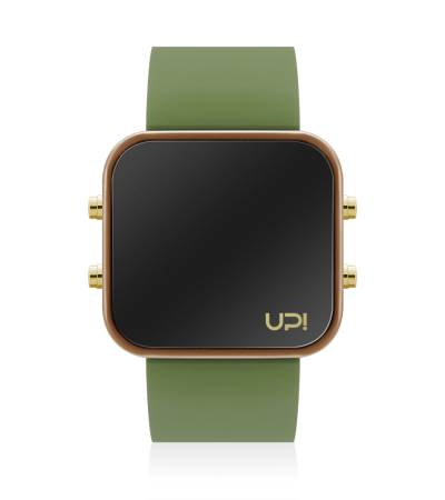 UPWATCH LED GBROWN&GREEN