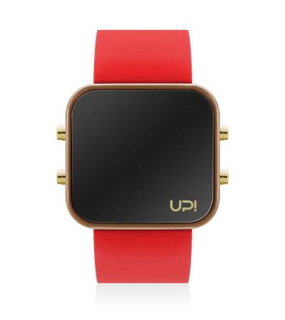 UPWATCH LED GBROWN&RED