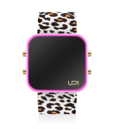 UPWATCH LED GPINK&LEOPARD