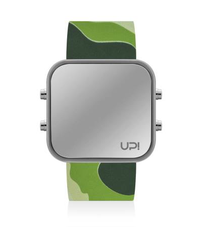 UPWATCH LED GREY&GREEN CAMOUFLAGE