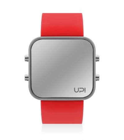UPWATCH LED GREY&RED