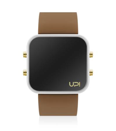 UPWATCH LED GWHITE&BROWN
