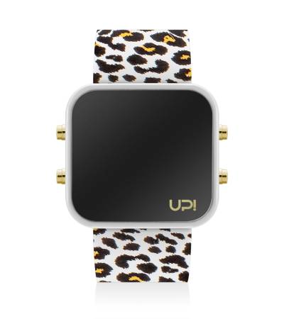 UPWATCH LED GWHITE&LEOPARD