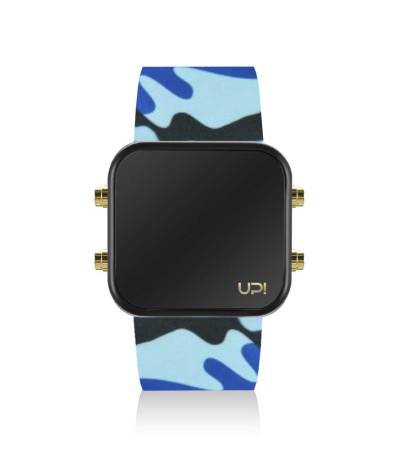 UPWATCH LED MINI GOLD BLACK BLUE CAMOUFLAGE