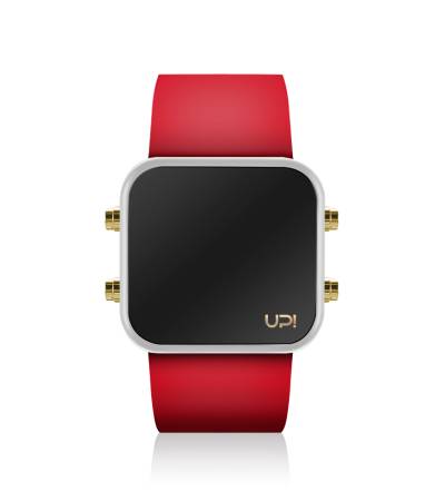 UPWATCH LED MINI GOLD WHITE&RED