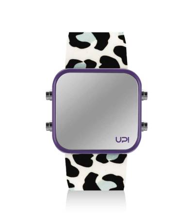 UPWATCH LED MINI PURPLE BLUE LEOPARD