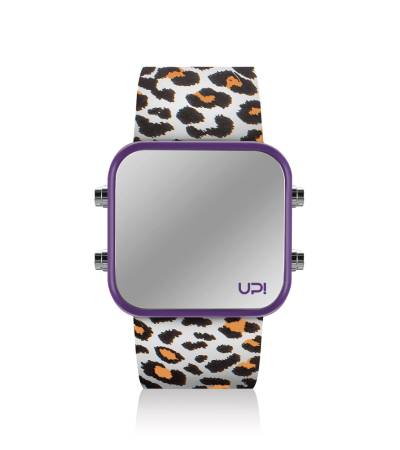 UPWATCH LED MINI PURPLE&LEOPARD