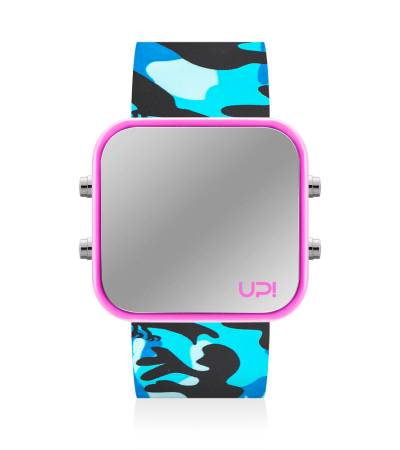 UPWATCH LED PINK&BLUE CAMOUFLAGE