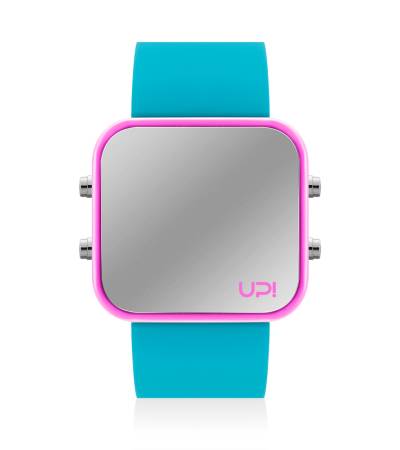 UPWATCH LED PINK&TURQUOISE