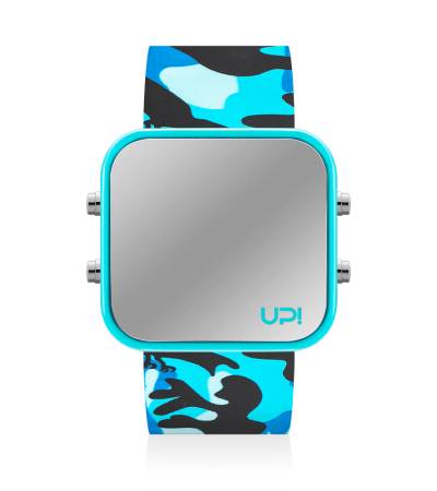 UPWATCH LED TURQUOISE&CAMOUFLAGE