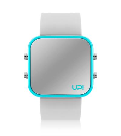 UPWATCH LED TURQUOISE&WHITE