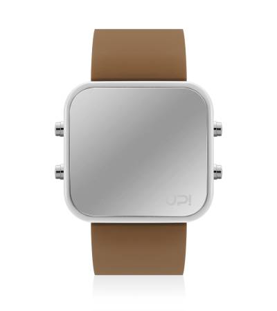 UPWATCH LED WHITE&BROWN